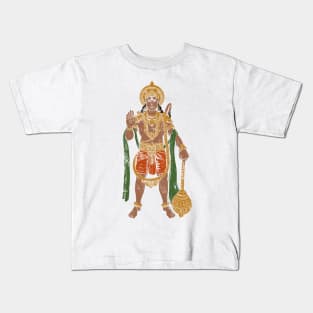 Hanuman : Devotee of Lord Ram Kids T-Shirt